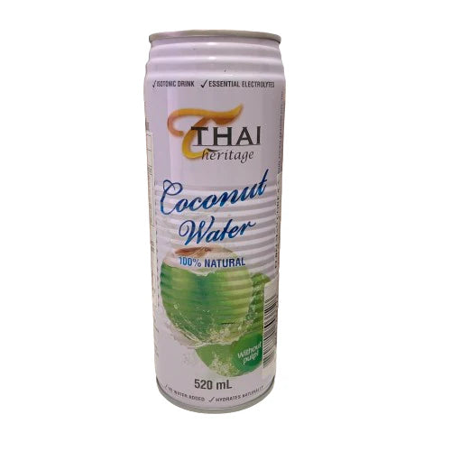 Thai Heritage Agua de coco lata 520 ml x 24 Un
